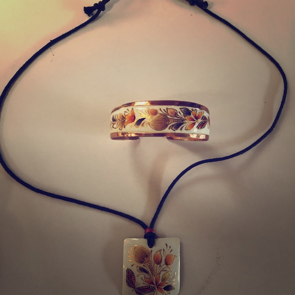 Hand-painted Jewelry Set